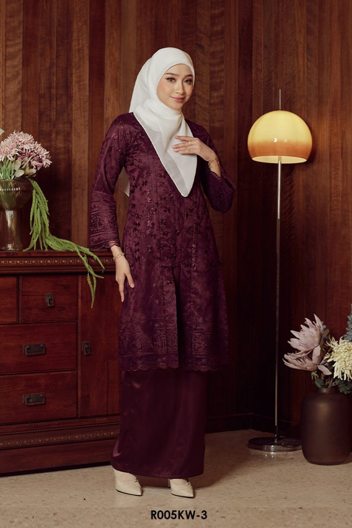 Kebaya Wilda in Grape (R005KW-3)