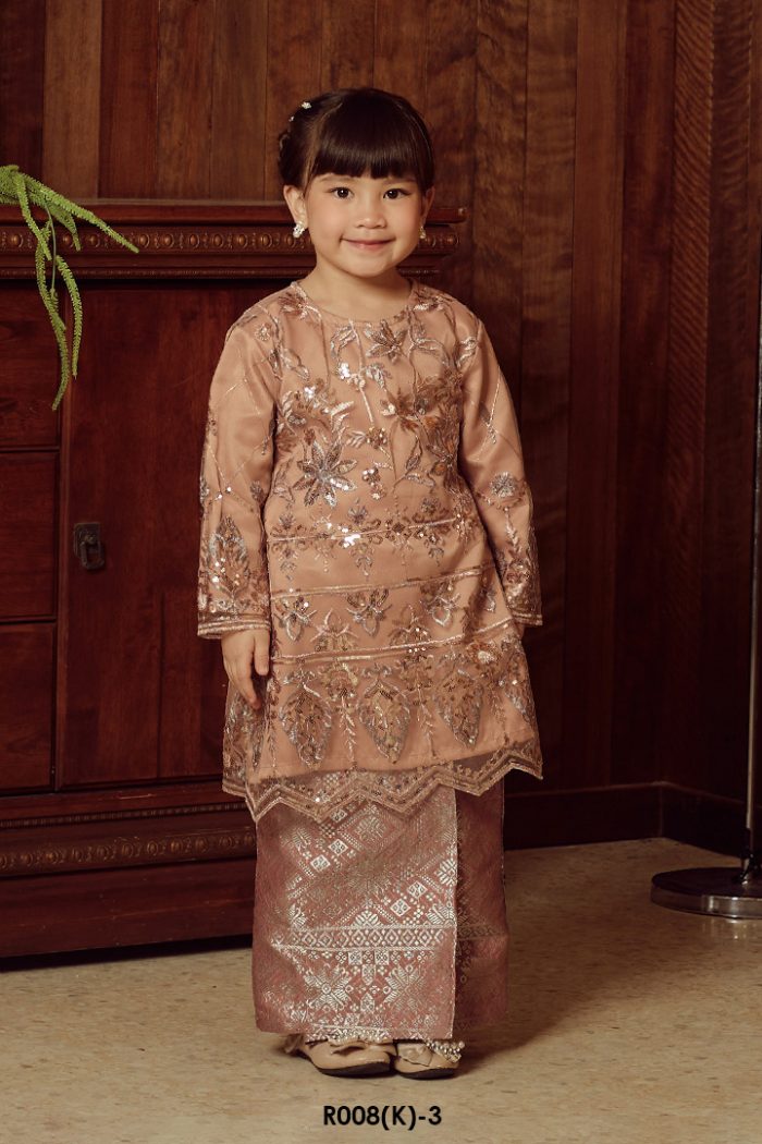 Serena Kurung in Soft Pink (R008(K)-3)