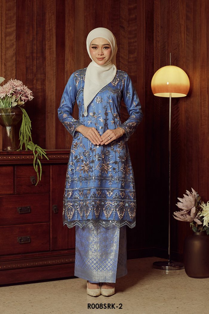 Serena Kurung in Blue (R008SRK-2)