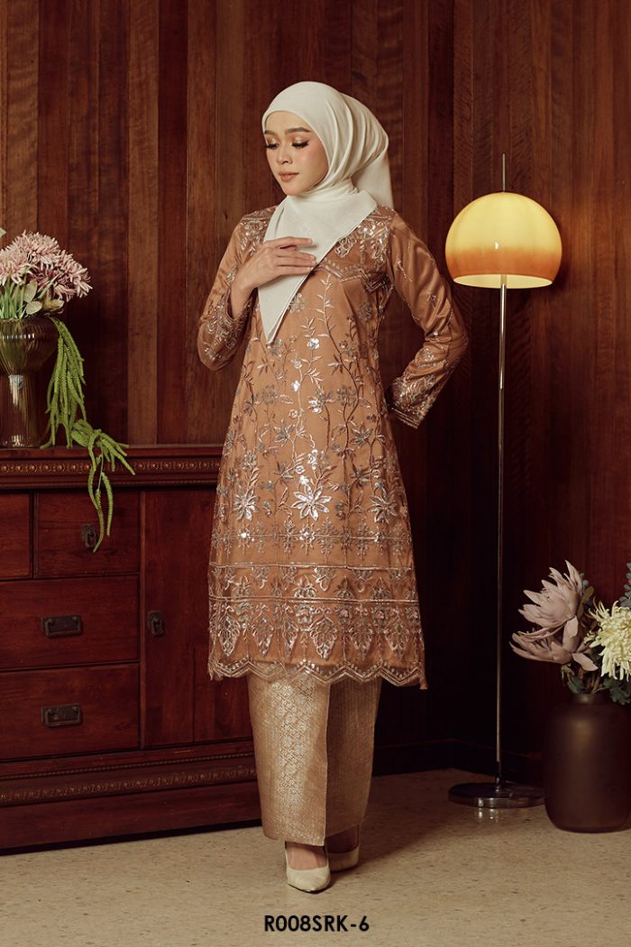 Serena Kurung in Brown (R008SRK-6)