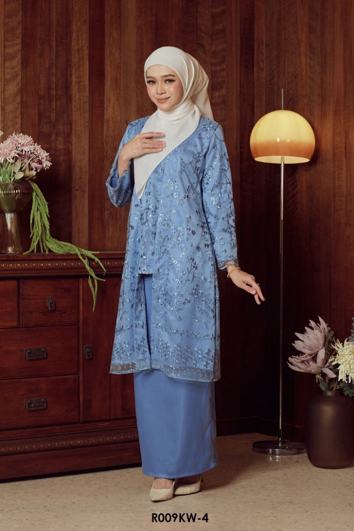 Kebaya Wilda in Powder Blue (R009KW-4)
