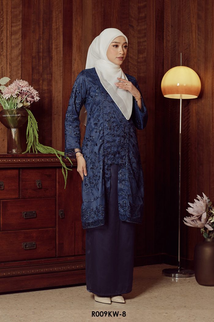 Kebaya Wilda in Dark Blue (R009KW-7)