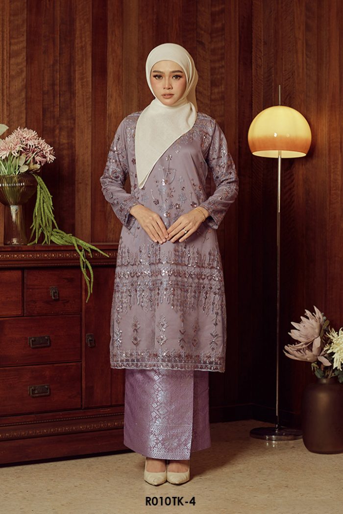 Tasnim Kurung in Faded Purple (R010TK-4)