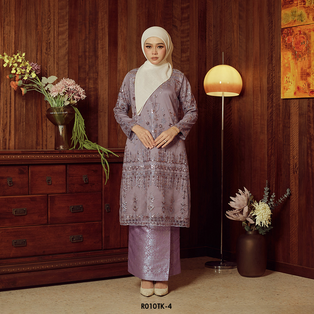 Tasnim Kurung in Faded Purple (R010TK-4)