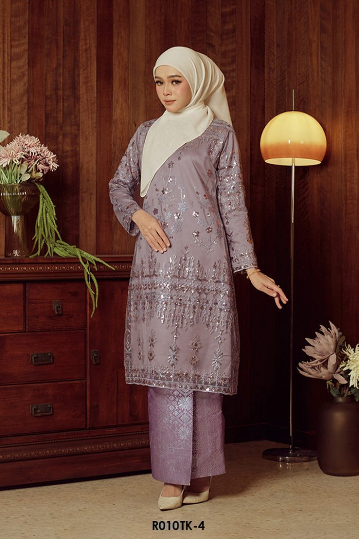 Tasnim Kurung in Faded Purple (R010TK-4)