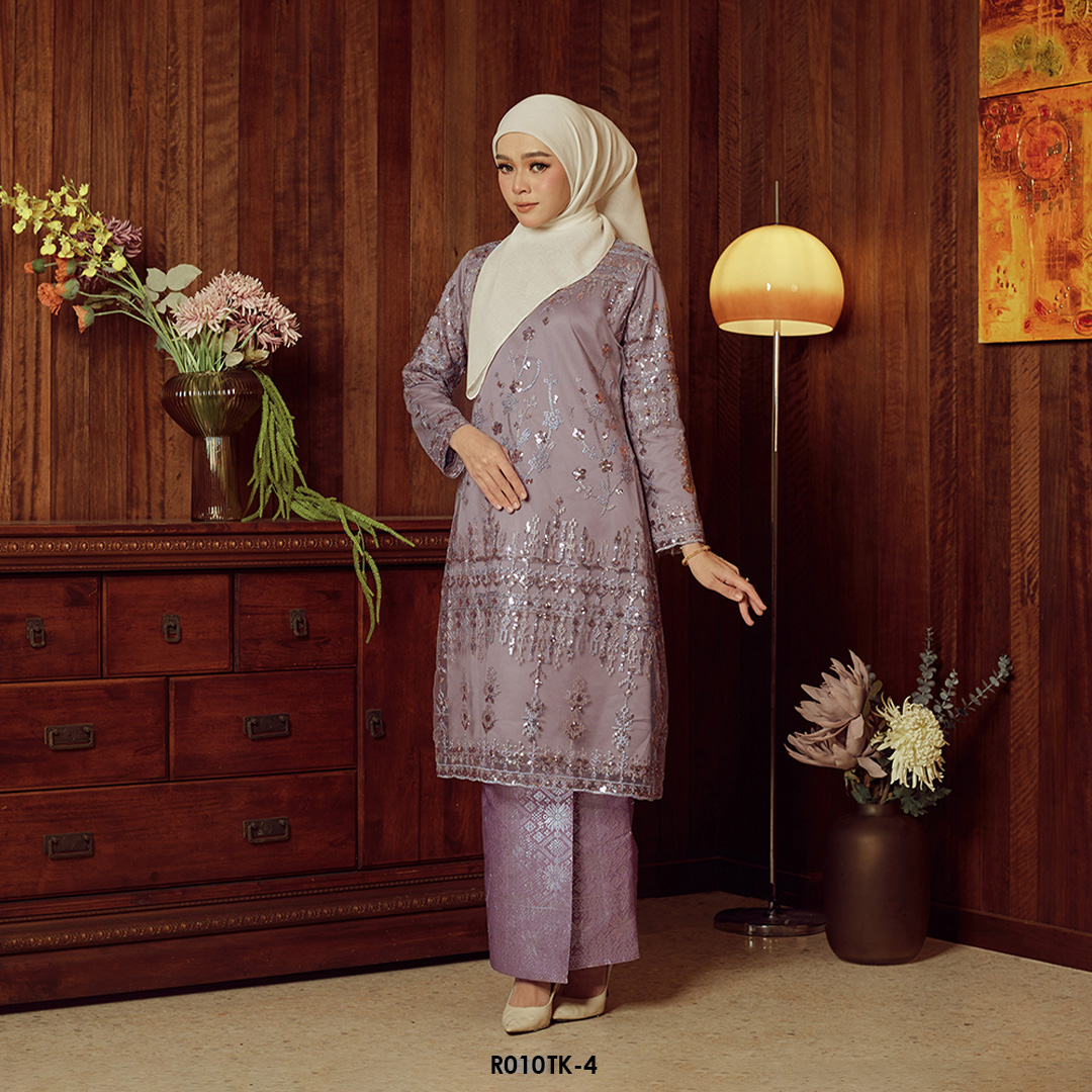 Tasnim Kurung in Faded Purple (R010TK-4) - Image 2