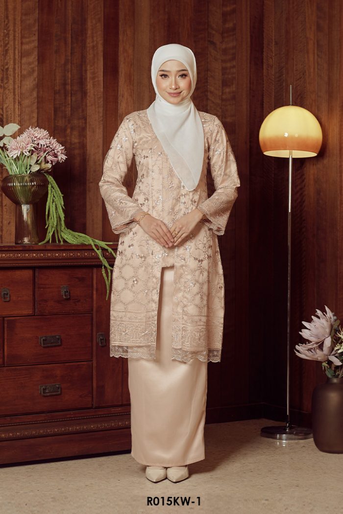 Kebaya Wilda in Beige (R015KW-1)