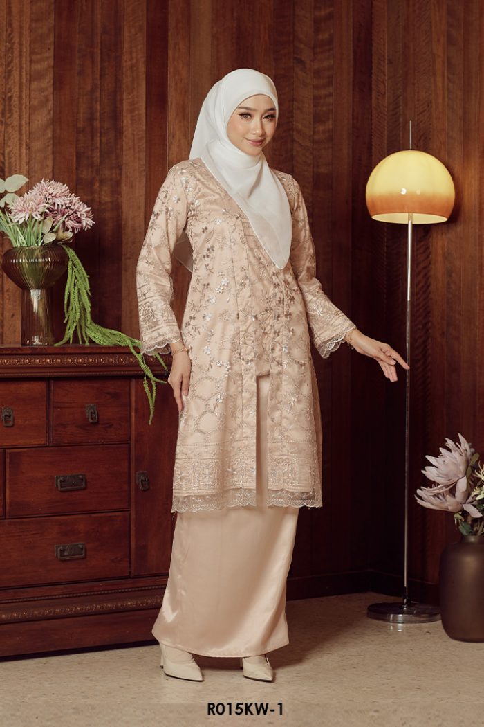 Kebaya Wilda in Beige (R015KW-1)