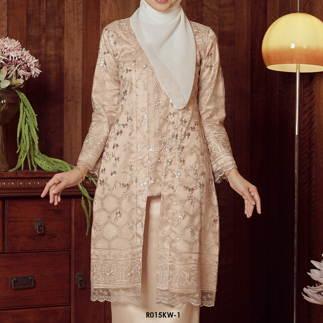 Kebaya Wilda in Beige (R015KW-1) - Image 4