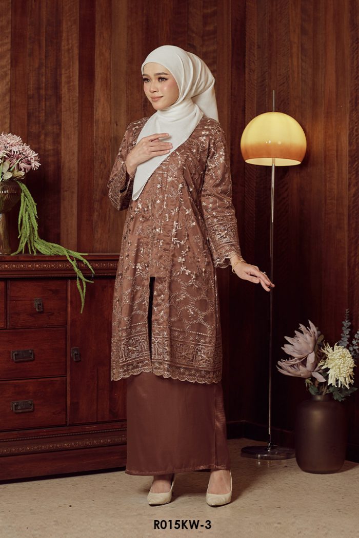 Kebaya Wilda in Brown (R015KW-3)