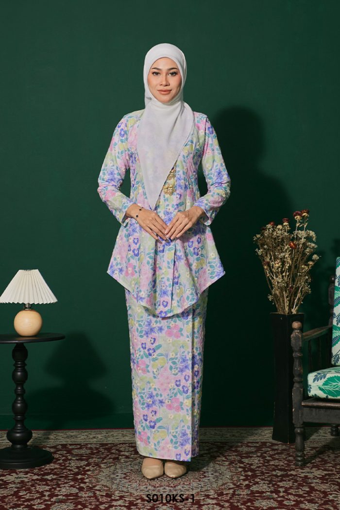 Kebaya Saloma in Purple (S010KS-1)