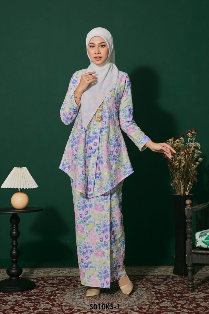 Kebaya Saloma in Purple (S010KS-1)