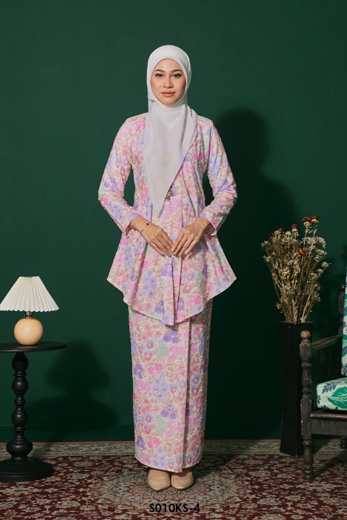 Kebaya Saloma in Pink (S010KS-4)