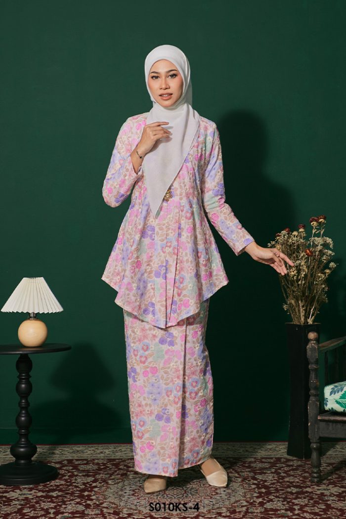 Kebaya Saloma in Pink (S010KS-4)