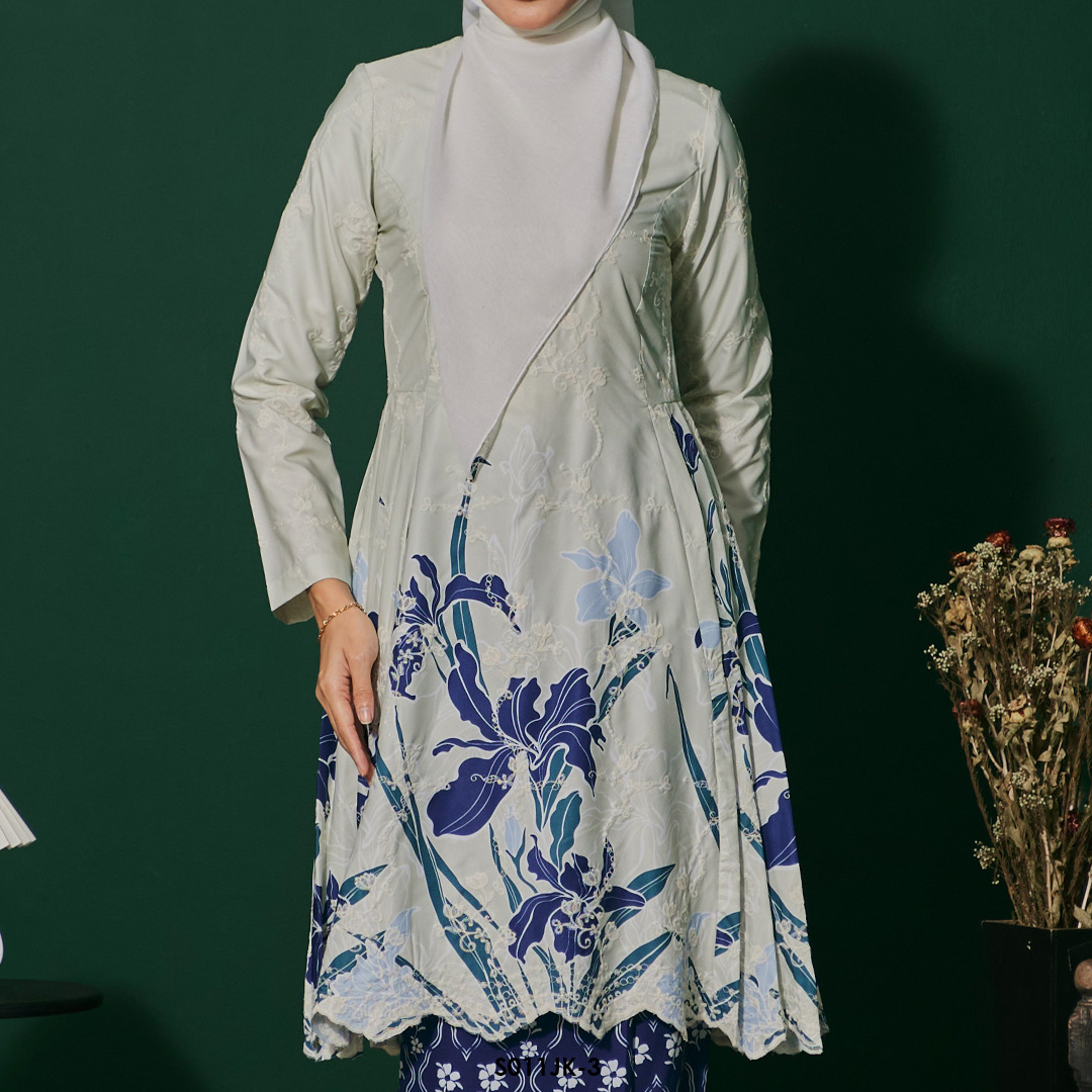 Juliana Kurung in Dark Blue (S011JK-3) - Image 4