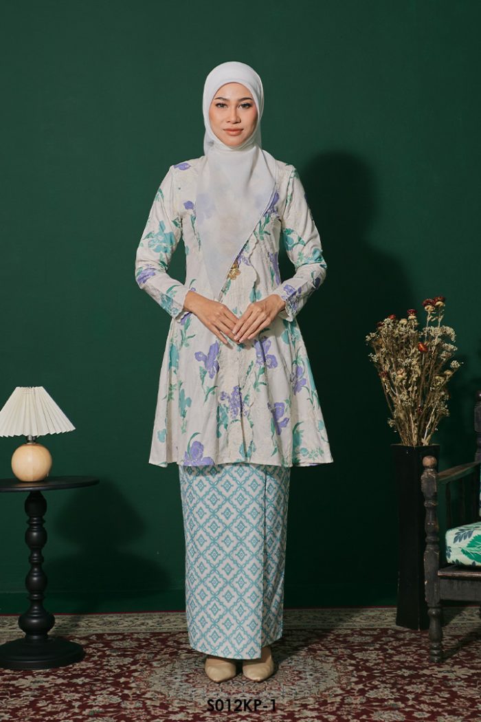 Kebarung Kalthom Petite in Teal Blue (S012KP-1)