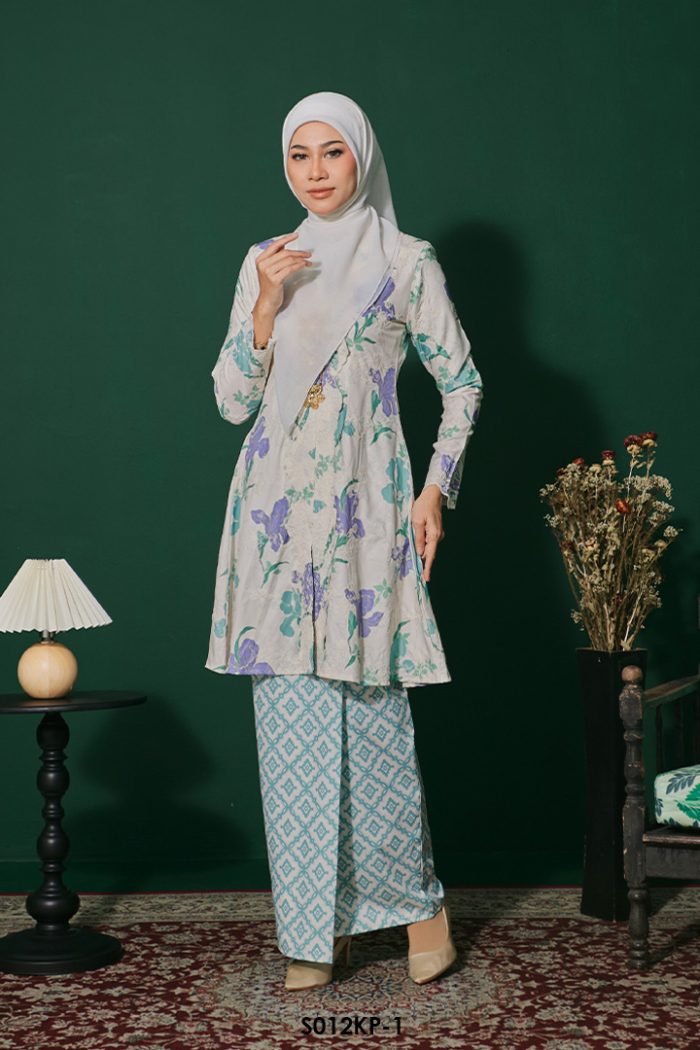 Kebarung Kalthom Petite in Teal Blue (S012KP-1)