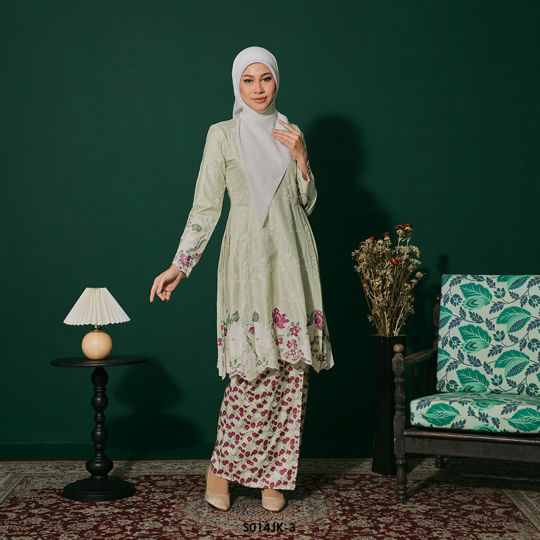 Juliana Kurung in Soft Green (S014JK-3) - Image 2