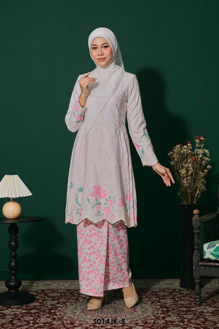 Juliana Kurung in Flamingo Pink (S014JK-5)