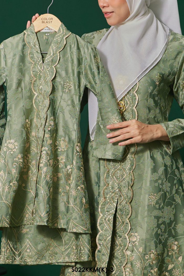 Kebarung Kalthom Kids in Sage Green (S022(K)-3)