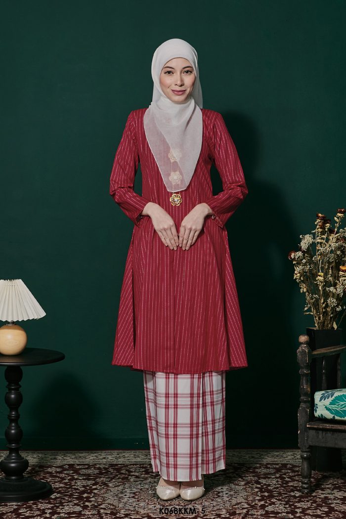 Kebarung Kalthom in Maroon (K068KKM-5)