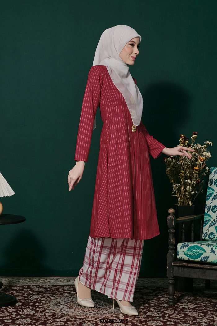 Kebarung Kalthom in Maroon (K068KKM-5)