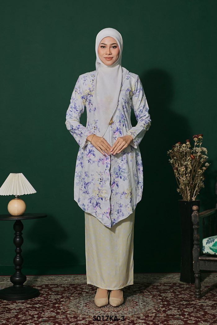 Kebaya Anggun 2.0 in Mutted Purple (S017KA-3)