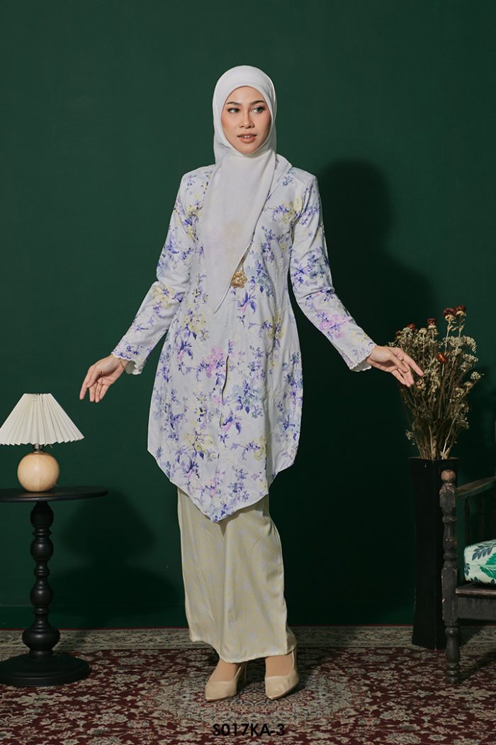 Kebaya Anggun 2.0 in Mutted Purple (S017KA-3)