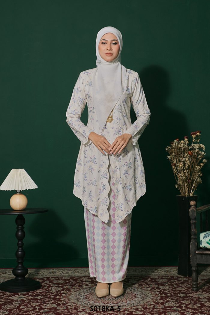 Kebaya Anggun 2.0 in Dusty Pink (S018KA-5)