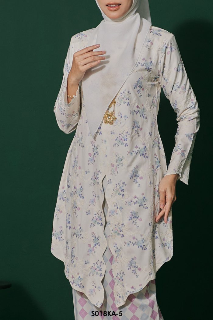 Kebaya Anggun 2.0 in Dusty Pink (S018KA-5)