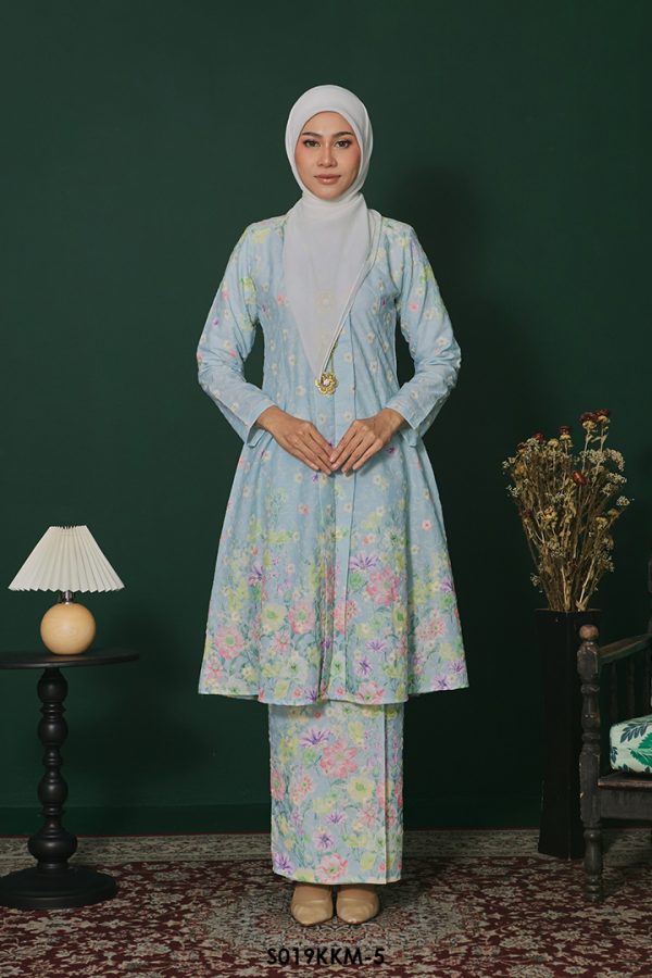 Kebarung Kalthom in Light Teal Blue (S019KKM-5)
