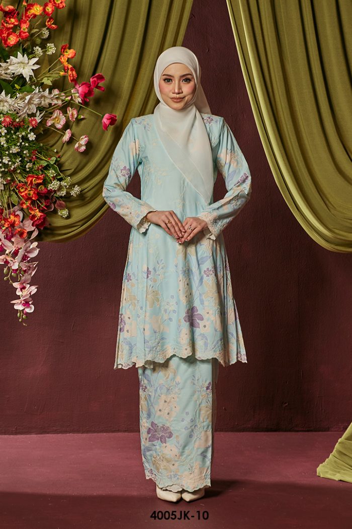 Juliana Kurung in Ice Blue (4005JK-10)