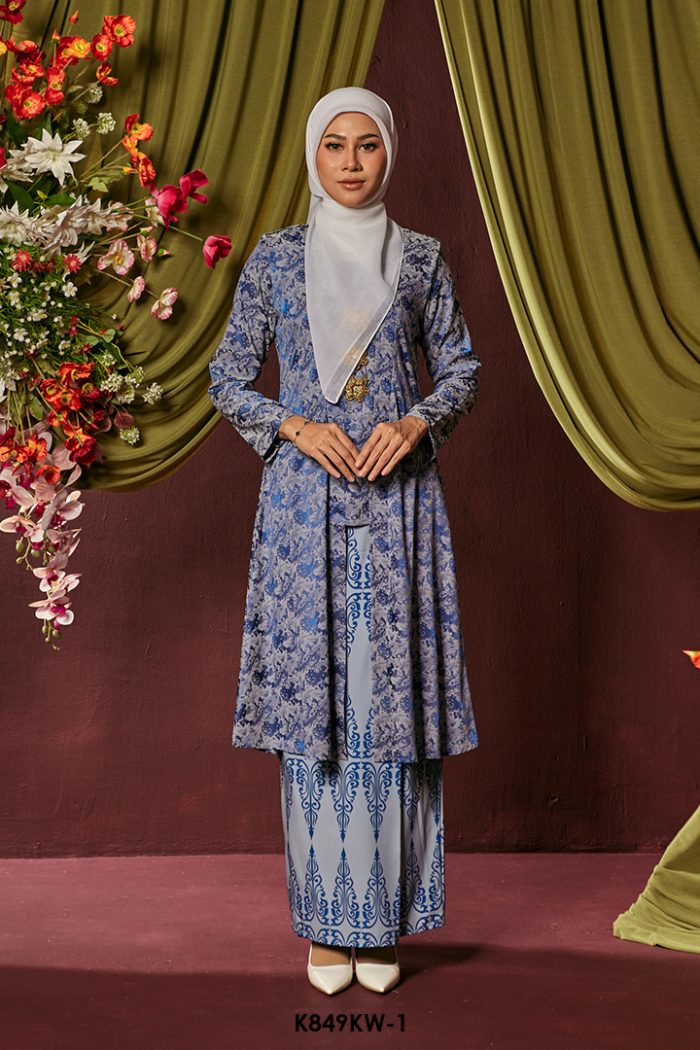 Kebaya Wilda in Dark Blue (K849KW-1)