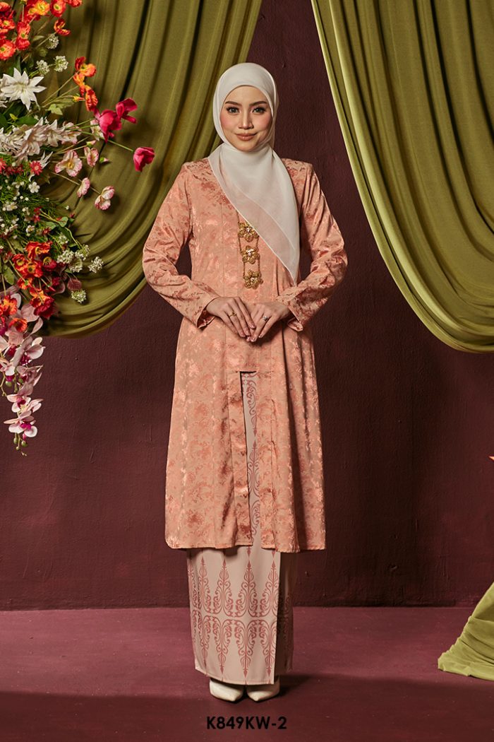 Kebaya Wilda in Salmon (K849KW-2)