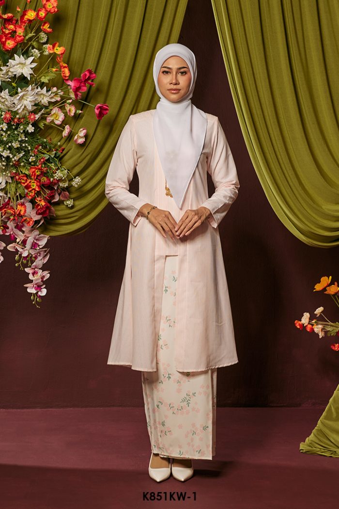 Kebaya Wilda in Coral Pink (K851KW-1)