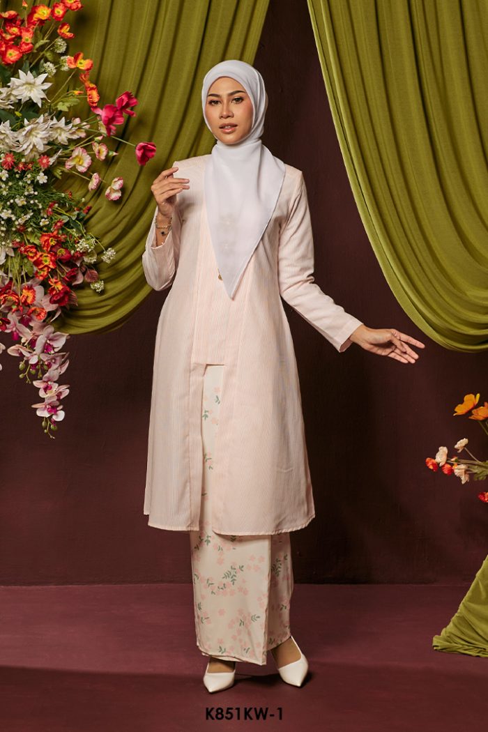 Kebaya Wilda in Coral Pink (K851KW-1)