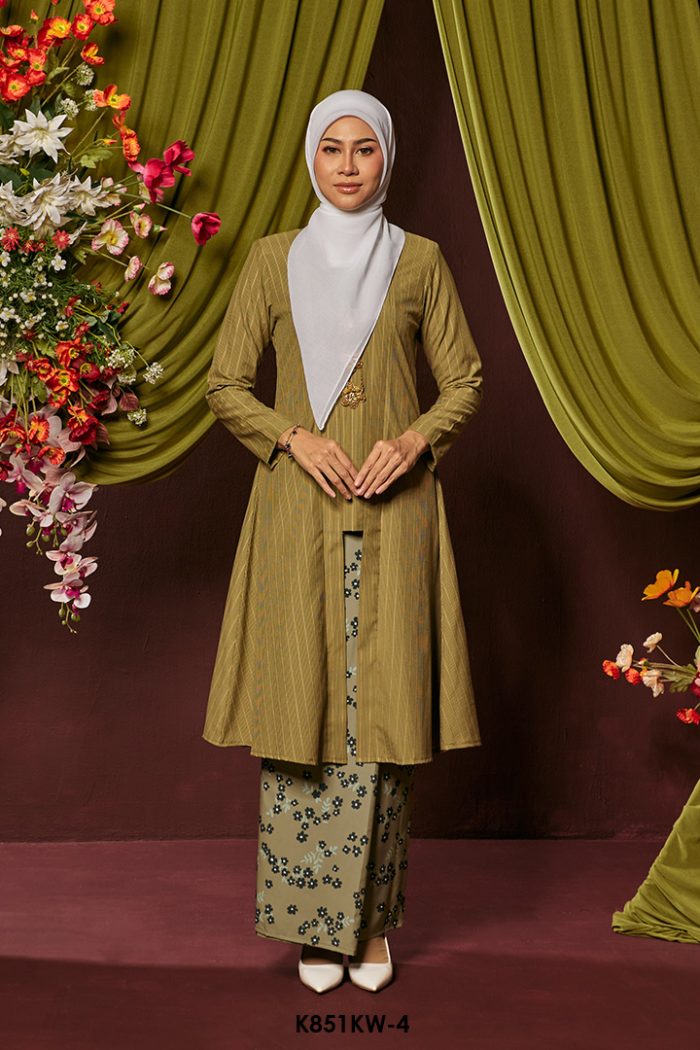 Kebaya Wilda in Army (K851KW-4)