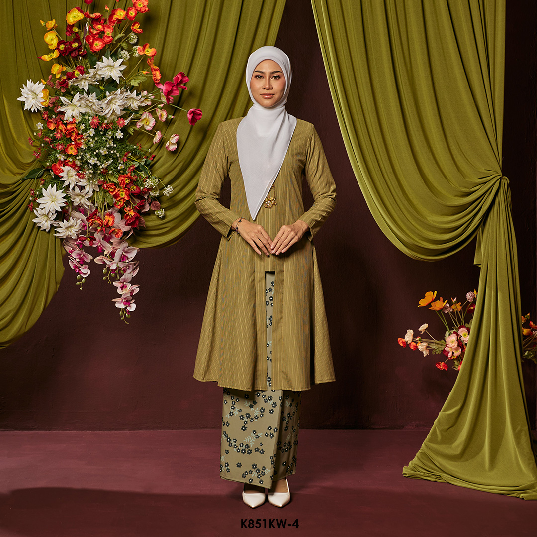 Kebaya Wilda in Army (K851KW-4)