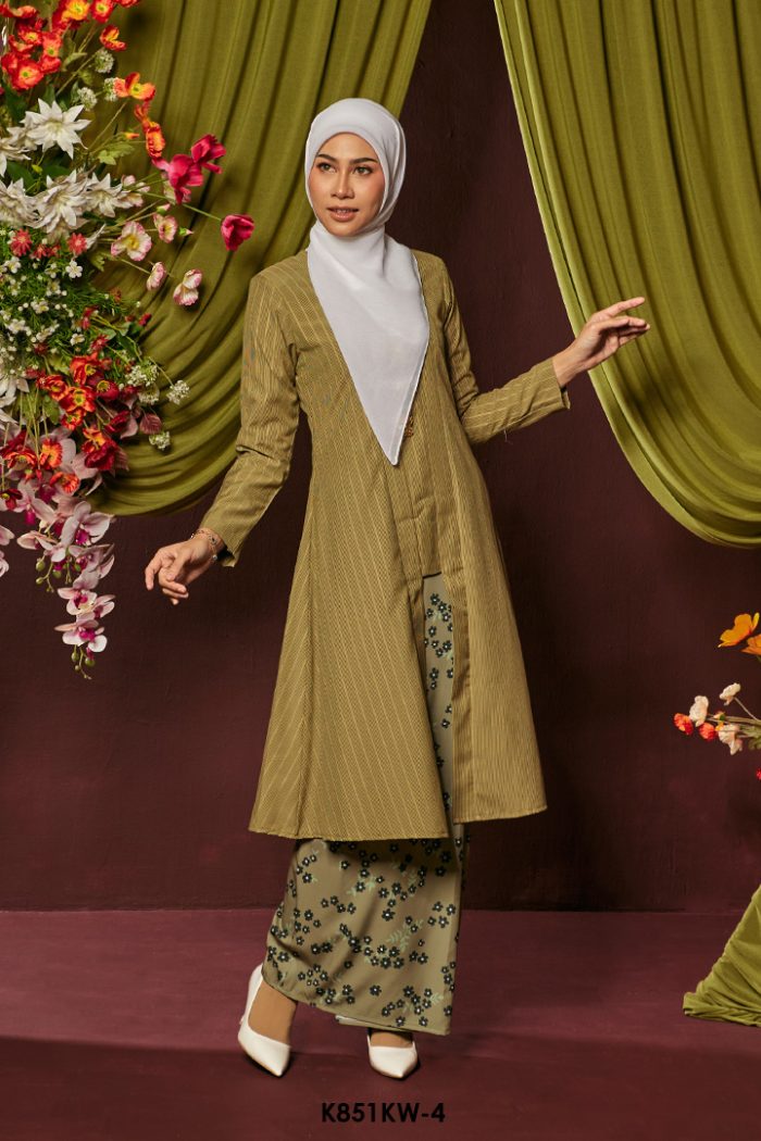 Kebaya Wilda in Army (K851KW-4)