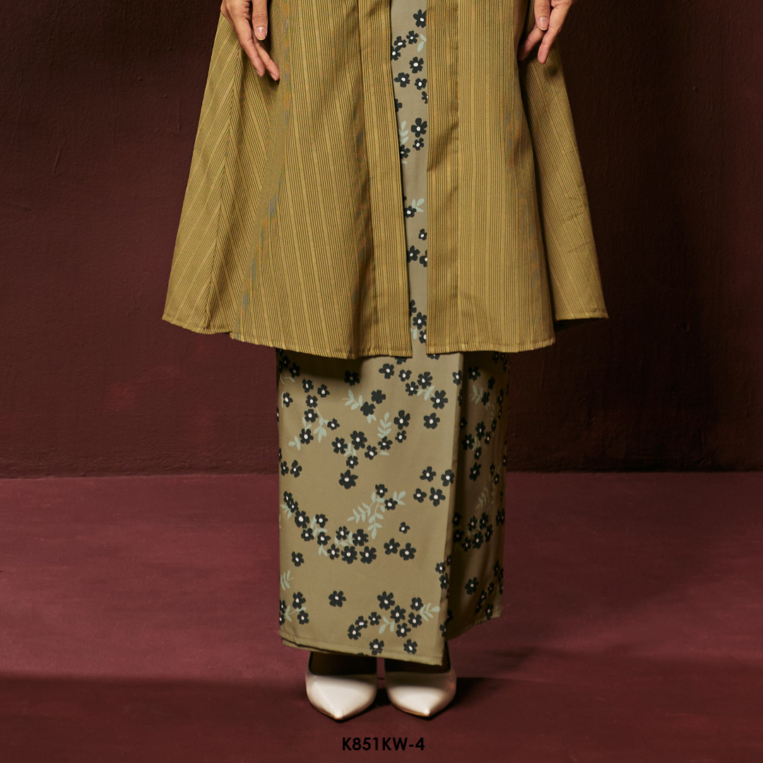 Kebaya Wilda in Army (K851KW-4) - Image 3
