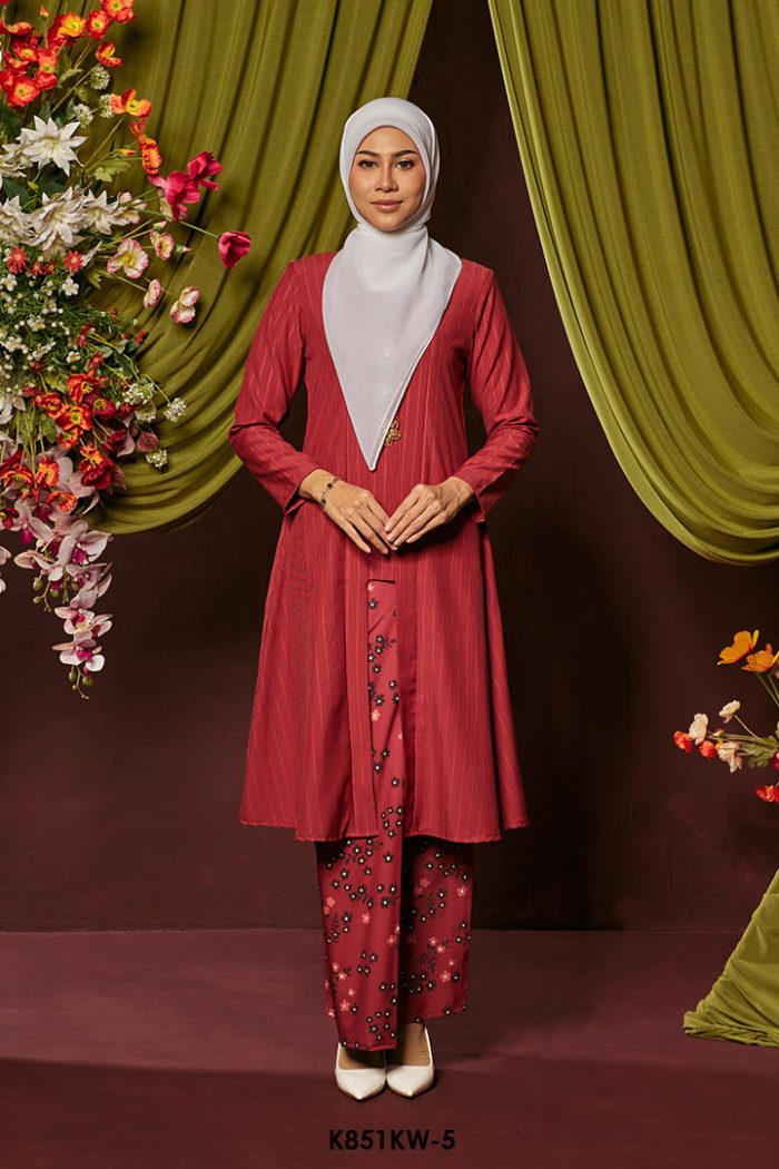 Kebaya Wilda in Red (K851KW-5)