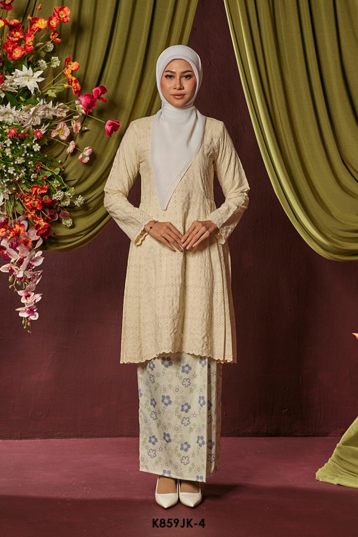 Juliana Kurung in Vanilla (K859JK-4)