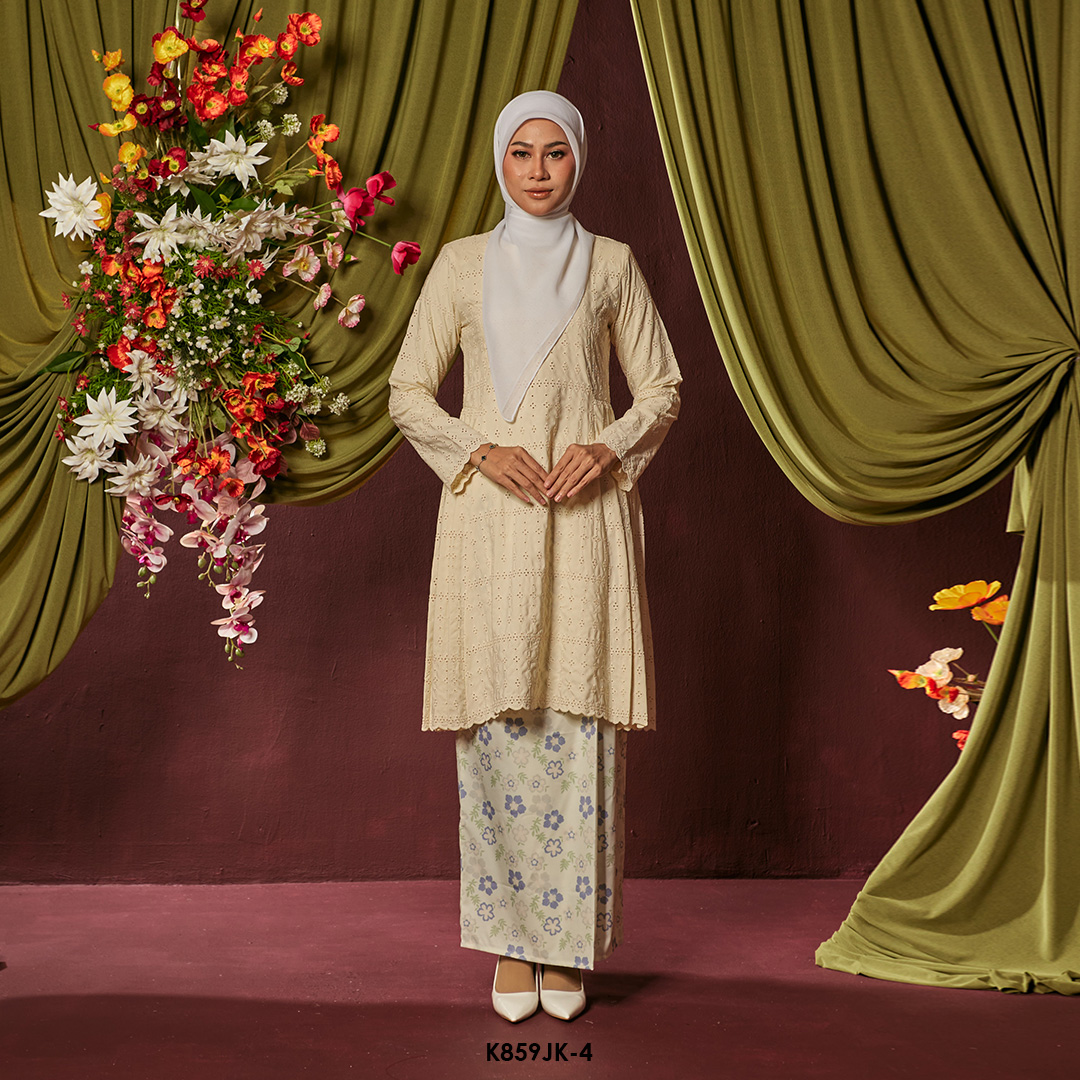 Juliana Kurung in Vanilla (K859JK-4)