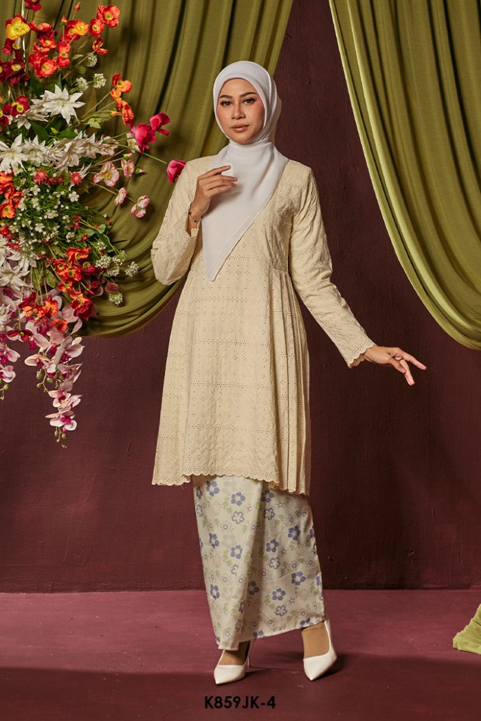 Juliana Kurung in Vanilla (K859JK-4)