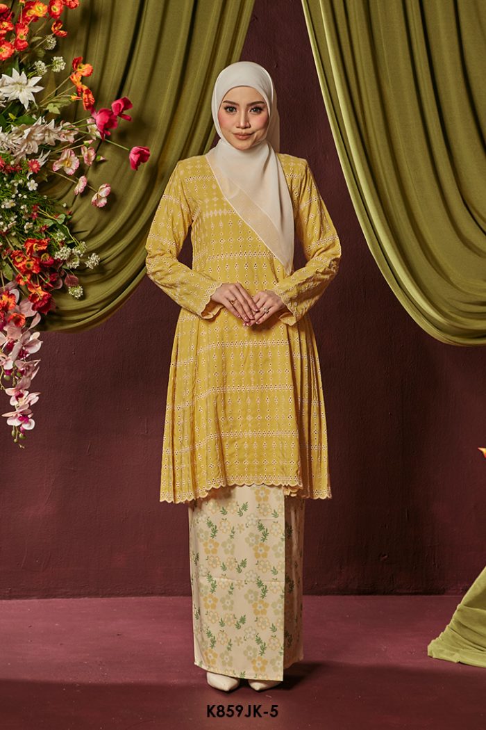 Juliana Kurung in Yellow (K859JK-5)