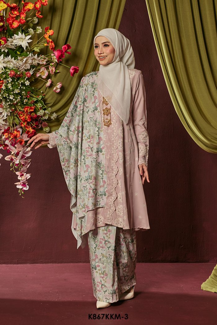 Kebarung Kalthom With Shawl in Heather (K867KKM-3)