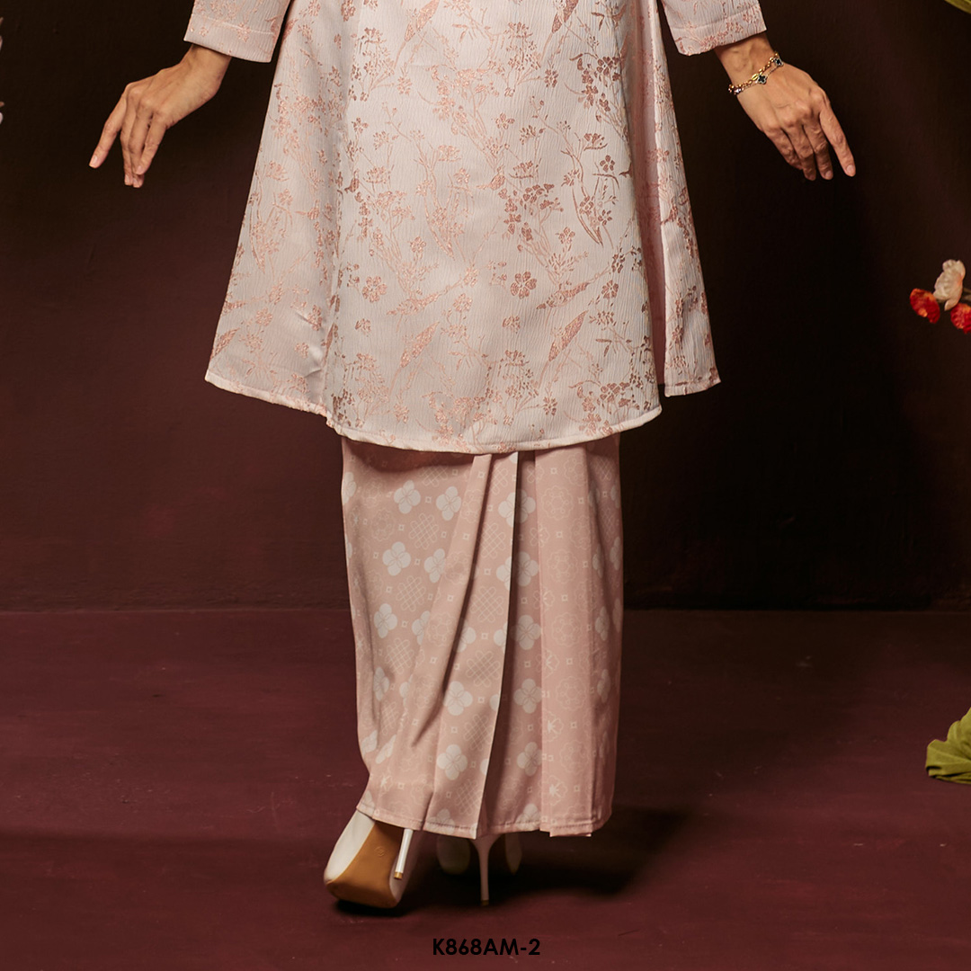 Ameera Kurung in Soft Pink (K868AM-2) - Image 3