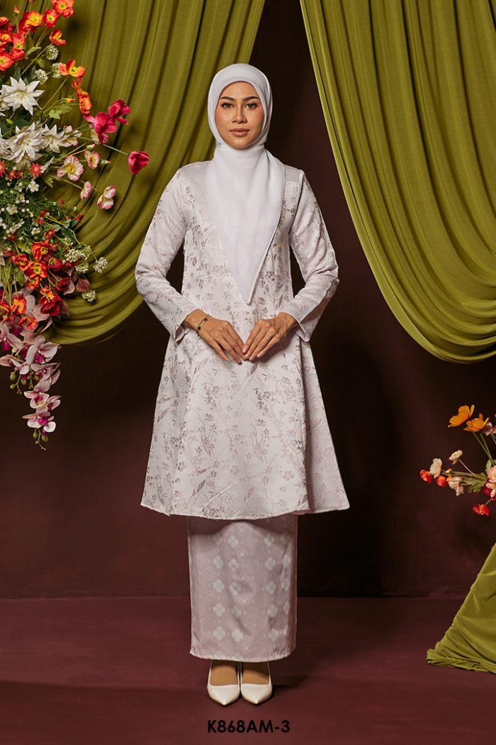 Ameera Kurung in Lilac (K868AM-3)