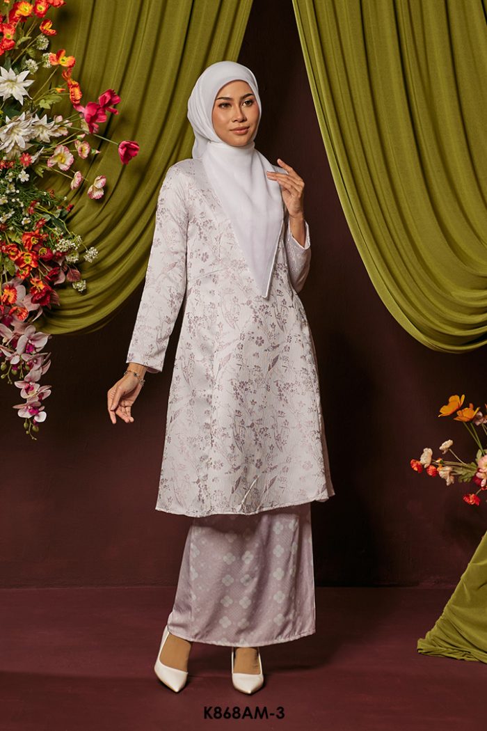 Ameera Kurung in Lilac (K868AM-3)