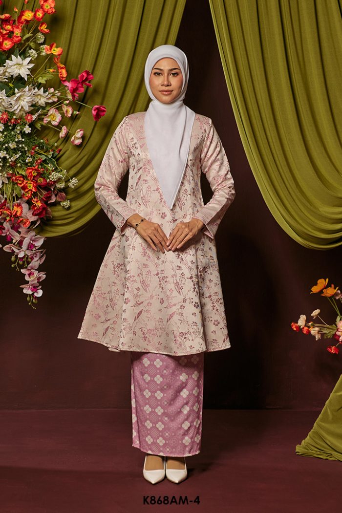 Ameera Kurung in Pink (K868AM-4)
